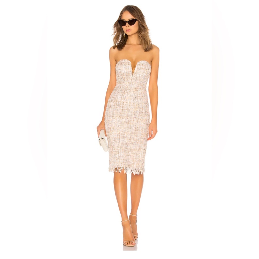 LPA Dress 691 in Cream Multi